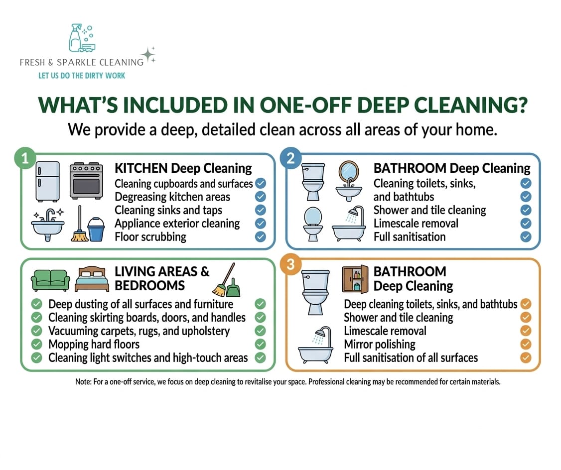 One-Off Deep Cleaning Services in Greenwich SE10
