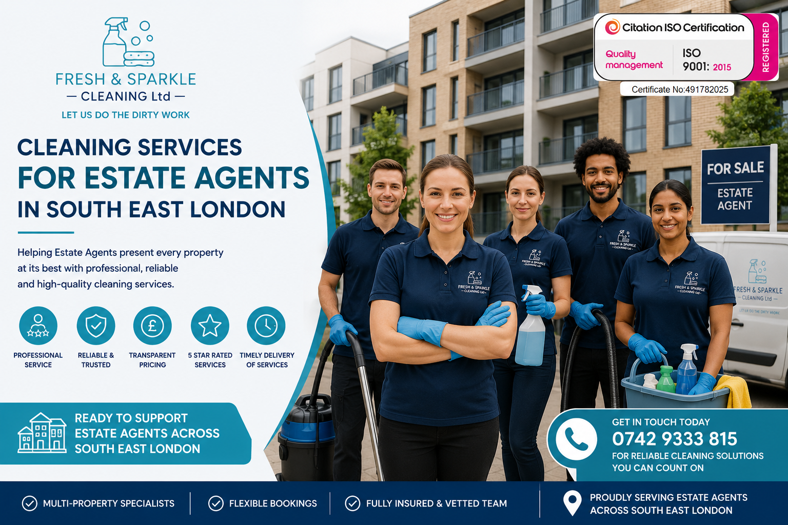 Cleaning Services for Estate Agents in South East London
