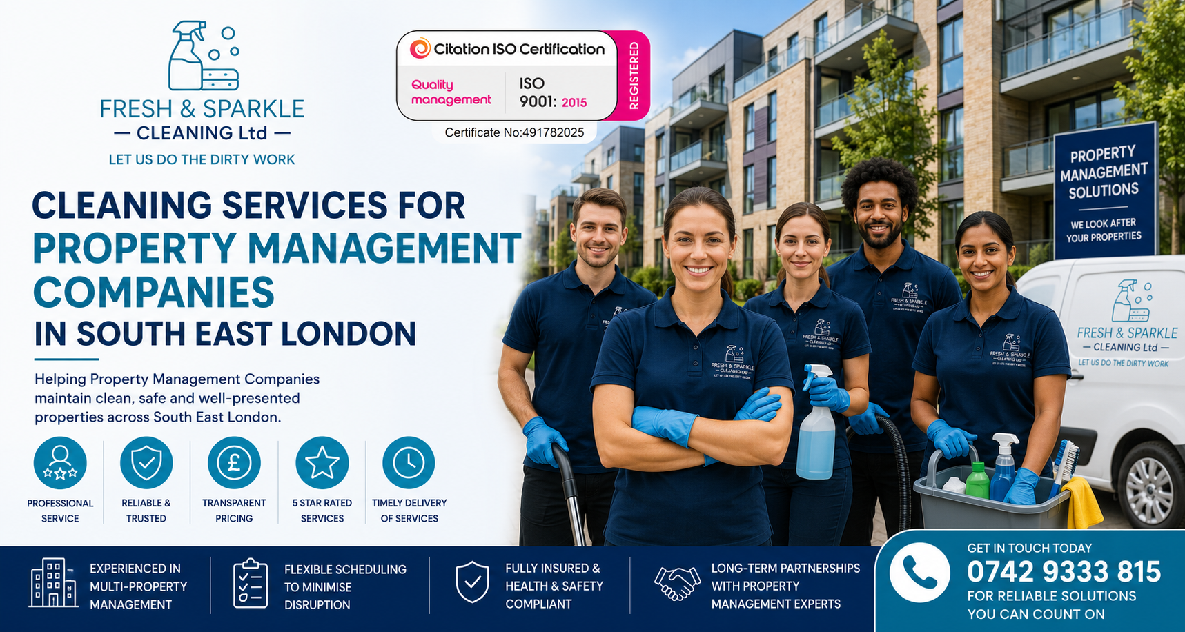 Cleaning Services for Property Management Companies in South East London