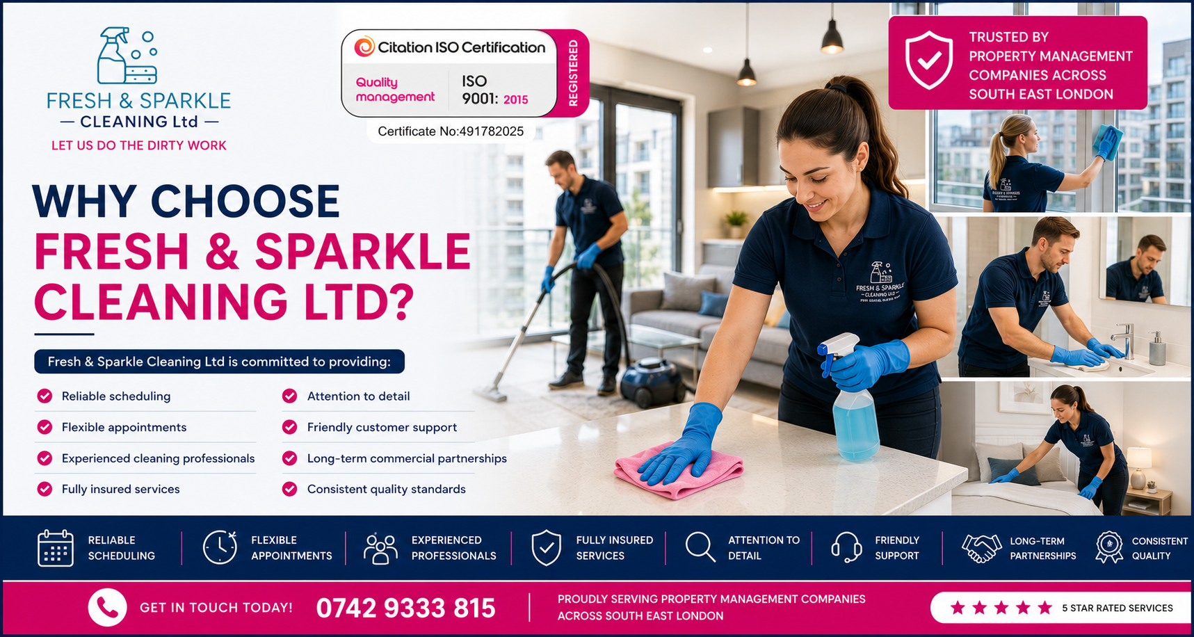 Cleaning Services for Property Management Companies in South East London