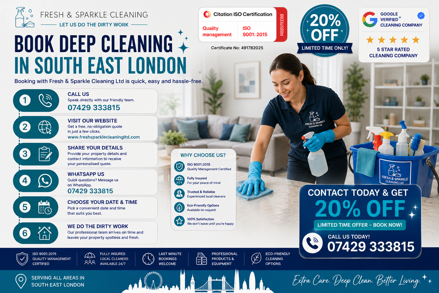 Affordable Deep Cleaning Services in South East London