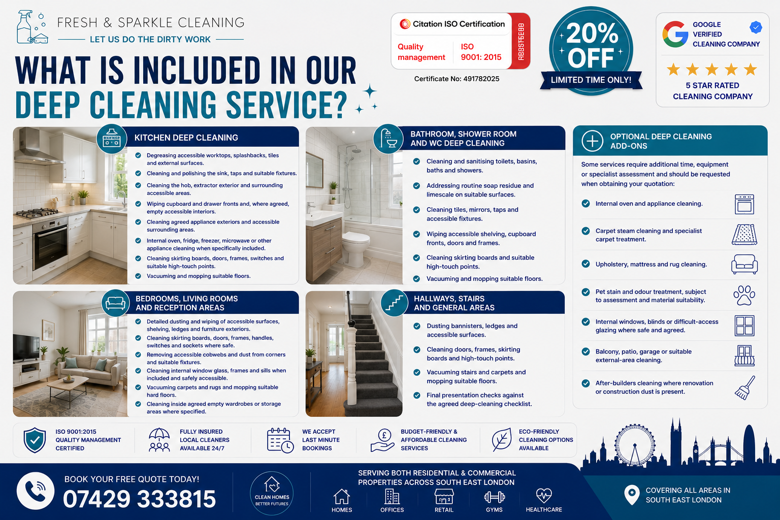 Affordable Deep Cleaning Services in South East London