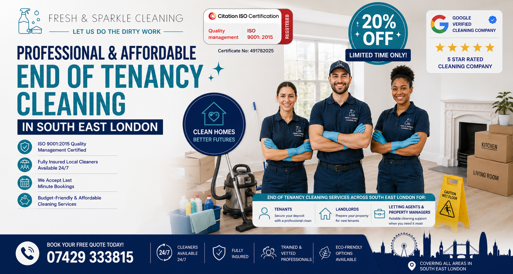 Affordable End of Tenancy Cleaning in South East London