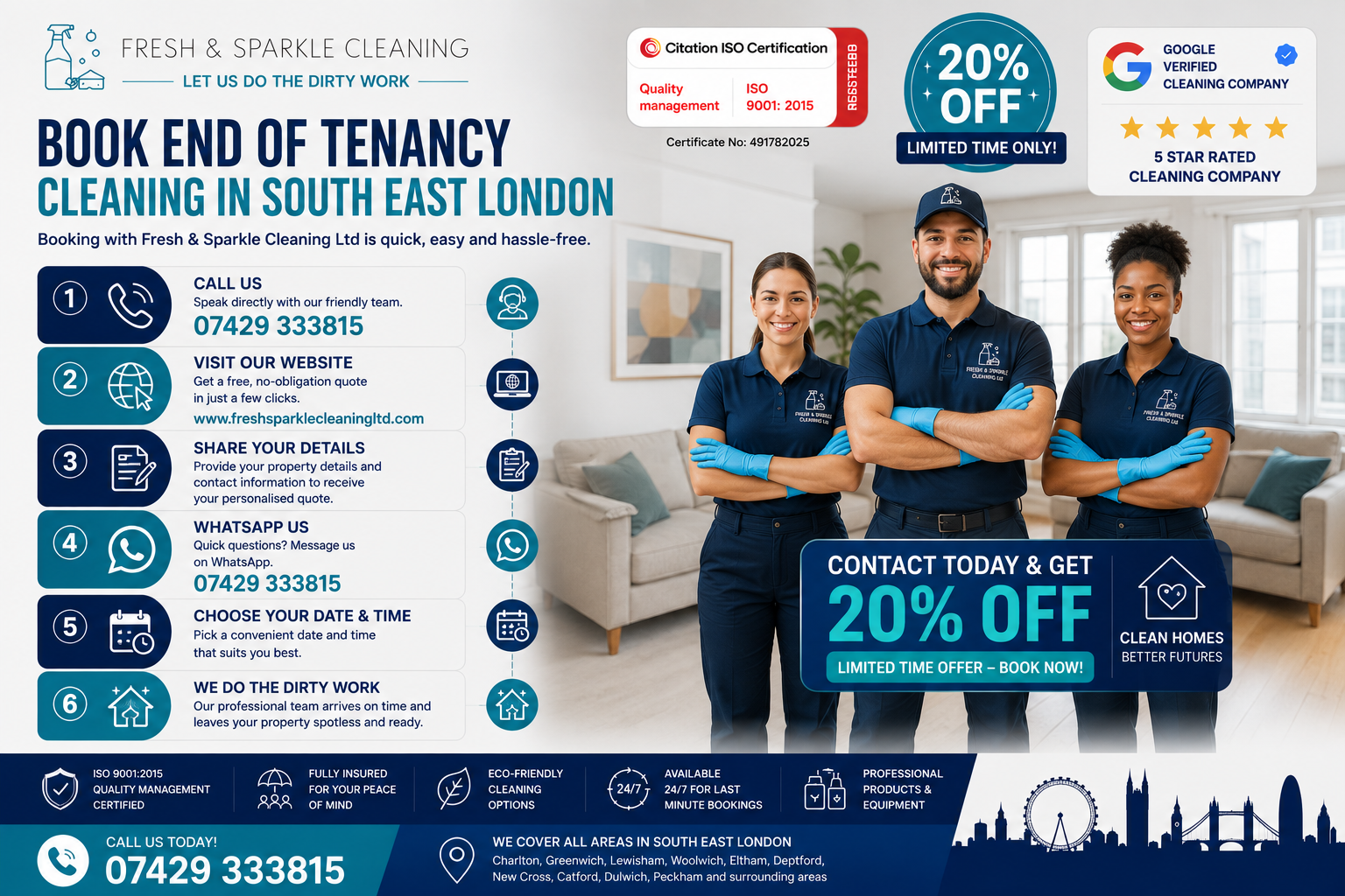 Affordable End of Tenancy Cleaning in South East London