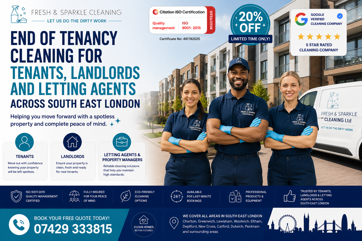 Affordable End of Tenancy Cleaning in South East London