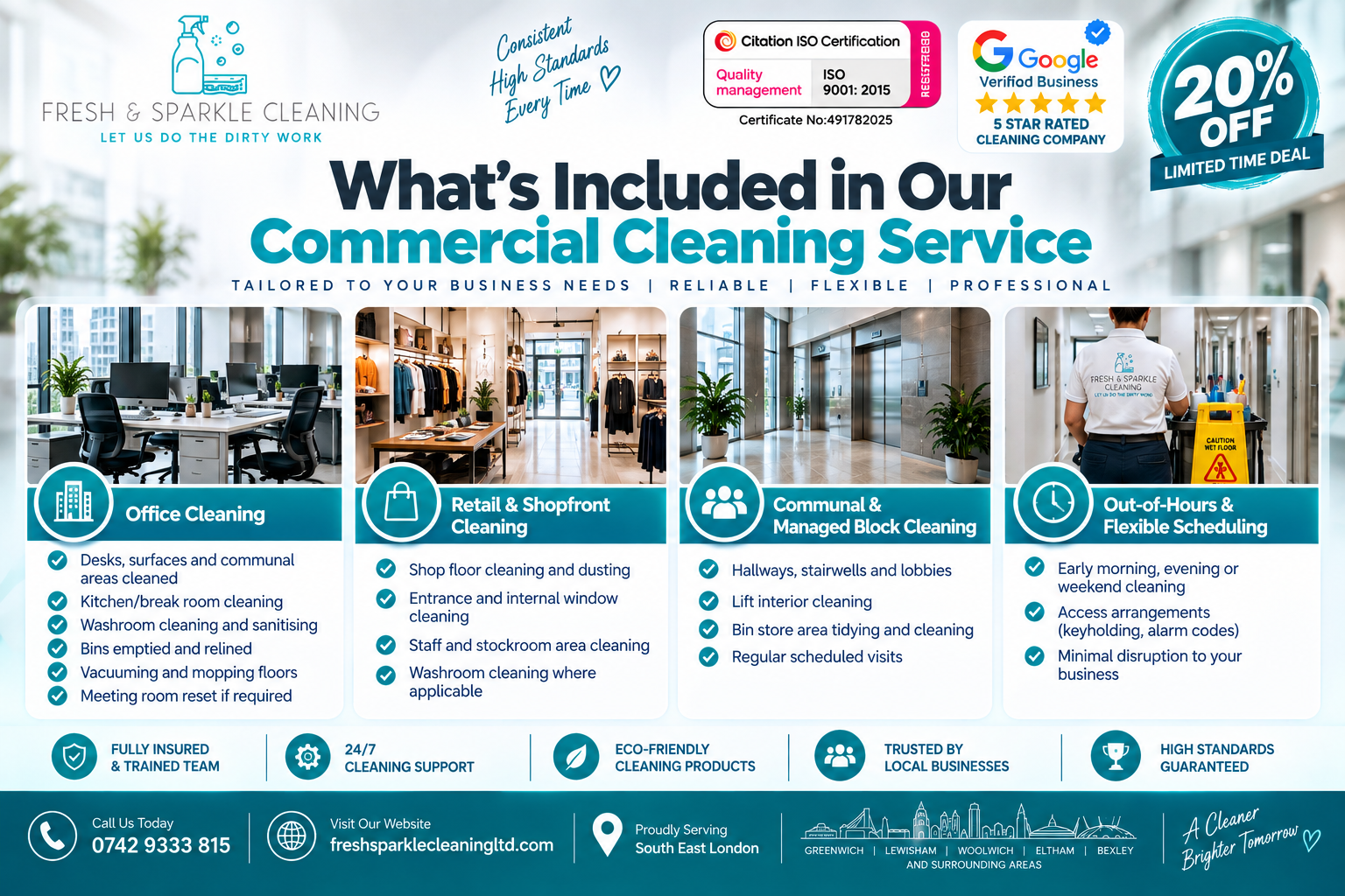 Commercial Cleaning Services South East London
